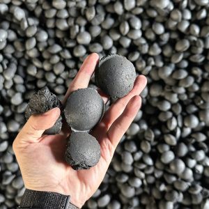 Burning time: 3.5 – 4 hours Calorific value: 7504 kcal/kg Fixed carbon content: 76.01% Ash content: 2.04% Moisture content: 2.39% Volatile matter content: 28.8% Shape: Round stick Diameter: 3-5 cm, 6-10 cm Length: 12-20 cm Capacity: 3000 tons/month ✅ Key Features:  High carbon, low ash, and low moisture content.  Eco-friendly production from controlled pruning sources.  Ideal for BBQ, heating, and industrial charcoal applications.